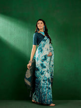 Womens Fashion Ethnic Teal Color Sarees-MLSHWSA1302TEL0ONE